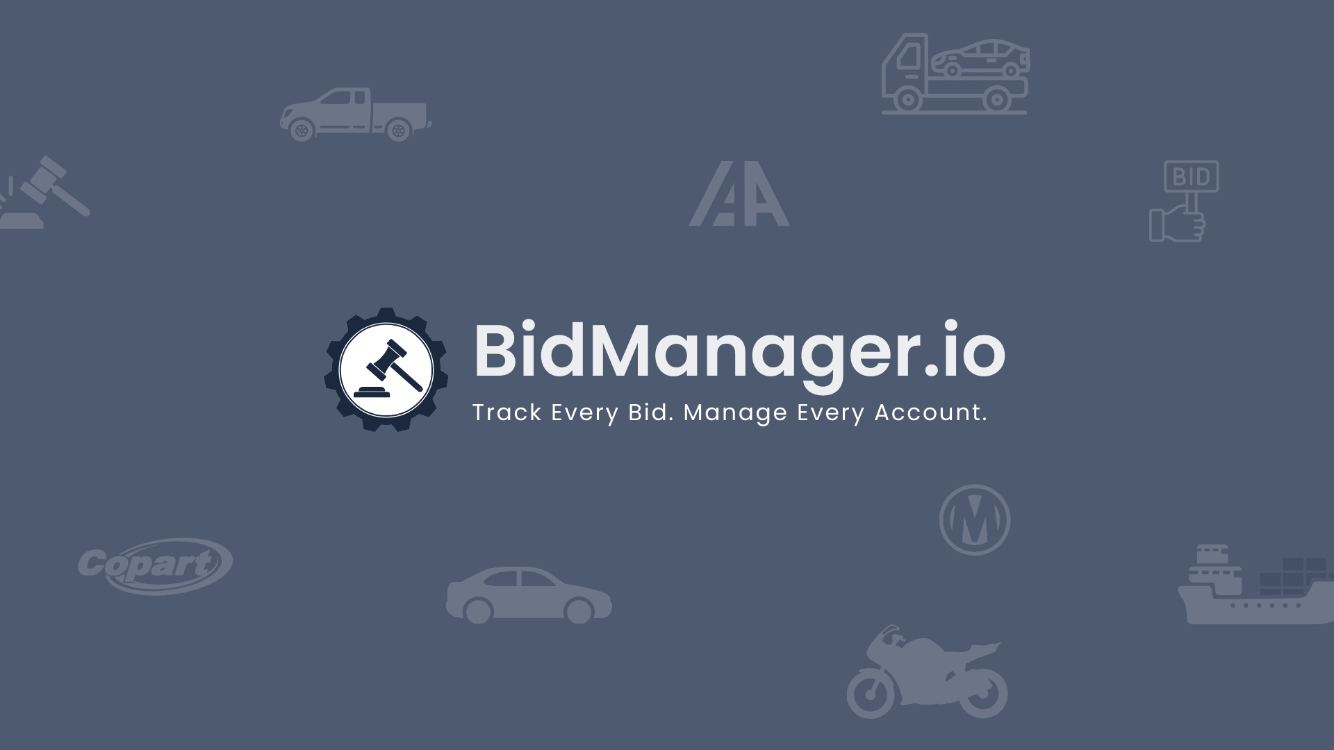 BidManager.io — Share Copart, IAAI, Edge Pipeline & Manheim Accounts ...